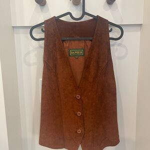 Vintage Suede Vest